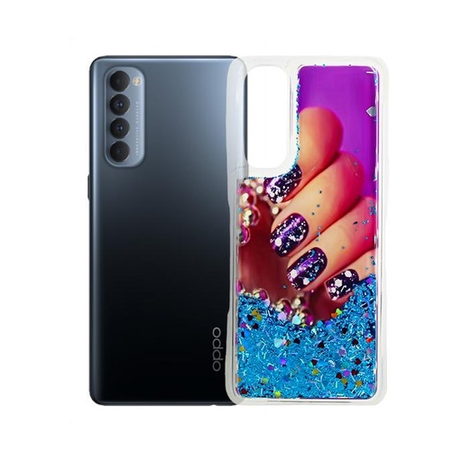 [PO25BORNO4PR] Oppo Reno 4 Pro Water Glitter Mobile Pouch