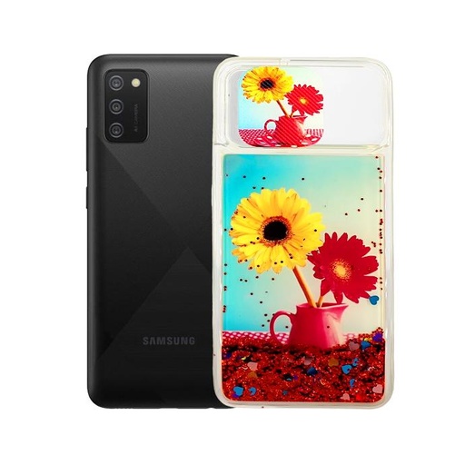 [PO25BSA02S-1] Samsung A02S Shutter Glitter Mobile Pouch