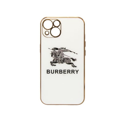 [PO26BIP13-3-1] Iphone 13 Back Glass Case Mobile Pouch (White)