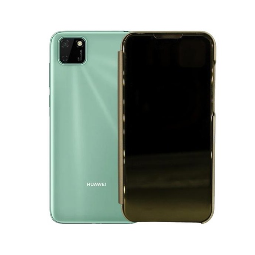 [PO27FBHUY5P20-0-5] Huawei Y5 Prime (20) Flip Book Mobile Pouch (Golden)