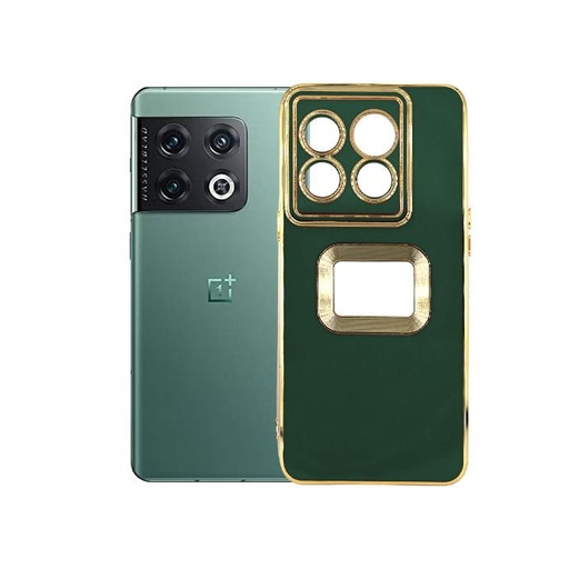 [PO29B1PL10PR-9-11] OnePlus 10 Pro CD Chrome Case Mobile Pouch (Green)