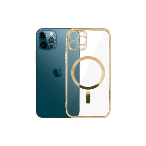 [PO29BIP12PR-7-5] Iphone 12 Pro J-Case With Mage Safe Mobile Pouch (Golden)