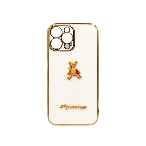 [PO29BIP13PMAX-5-1] Iphone 13 Pro Max Back Mobile Pouch (White)