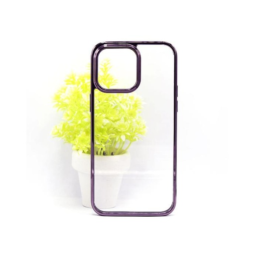 [PO29BIP14PR-9-12] Iphone 14 Pro Air Skin Case Mobile Pouch (Purple)