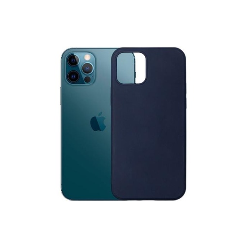 [PO2BIP12-3-3] Iphone 12 X-Level Back Lather Mobile Pouch (Blue)