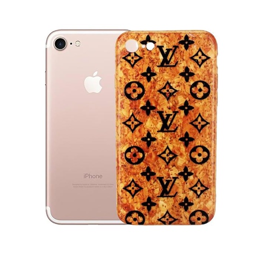 [PO31BIP7G-2] Iphone 7 Wooden Design Pouch Mobile Pouch