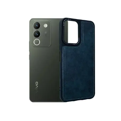 [PO32BVIY02S-2-18] Vivo Y02S X-Level Leather Case Mobile Pouch (Zinc)