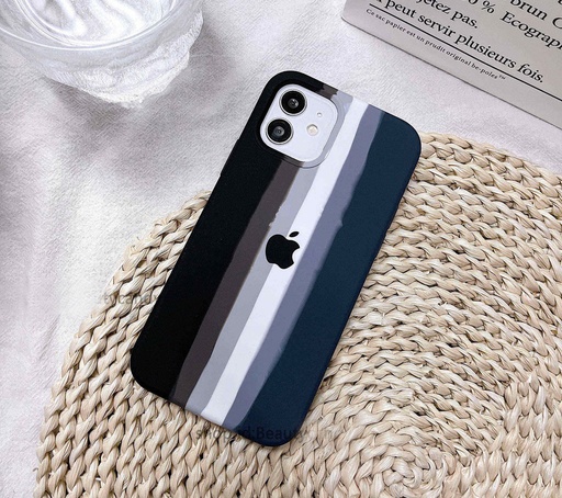 [PO41BIPXIR-1] Iphone 11 Official Rainbow Soft Silky Back Case 