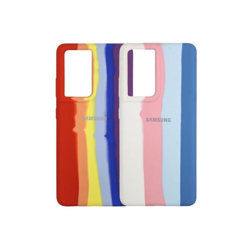 [PO41BSS21U-1] Samsung S21 Ultra Rainbow Case Mobile Pouch