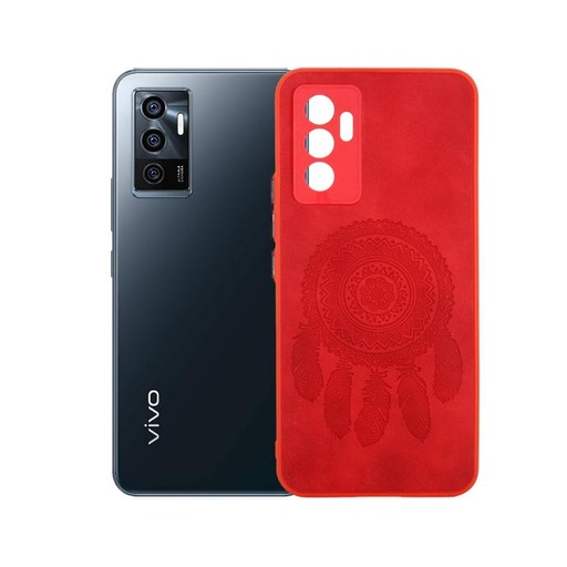 [PO42BVIV23E-3-4] Vivo V23E Deer Brave Case Mobile Pouch (Red)
