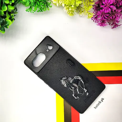 [PO43BGPXL6-2-2] Google Pixel 6 Santa Barbeera Case Mobile Pouch (Black)