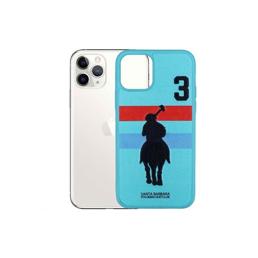 [PO43BIP11PR-2-3] Iphone 11 Pro Polo Case Mobile Pouch (Blue)