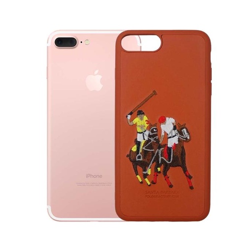 [PO43BIP7GPL-2-13] Iphone 7 Plus Polo Case Mobile Pouch (Brown)