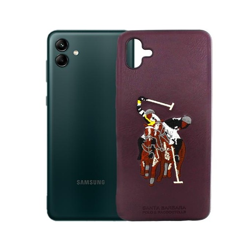 [PO43BSA04-2-12] Samsung A04 Santa Barbra Case Mobile Pouch (Purple)