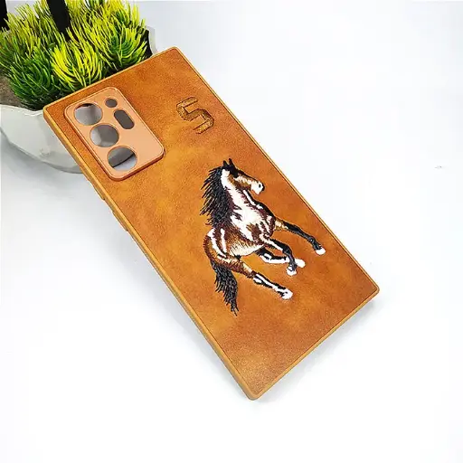 [PO43BSNOT20U-2-13] Samsung Note 20 Ultra Santa Barbeera Case Mobile Pouch (Brown)