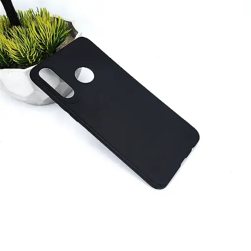 [PO4BHUP30L-4-2] Huawei P30 Lite Soft Paper Case Mobile Pouch (Black)