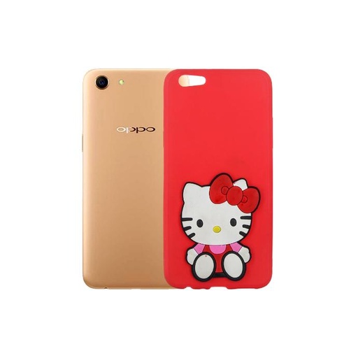 [PO51BOA83-1-4] Oppo A83 Kitty Pouch Mobile Pouch (Red)