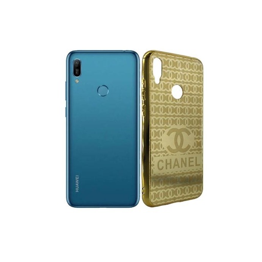 [PO52BHUY6P19] Huawei Y6 Prime 2019 Gold Platted Pouch Mobile Pouch