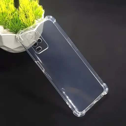 [PO7BOA54] Oppo A54 Transparent Silicone Mobile Pouch