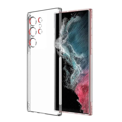 [PO7BSS22U-10] Samsung Galaxy S22 Ultra keliluo PC Clear Hard Anti Fall Transparent Back Case