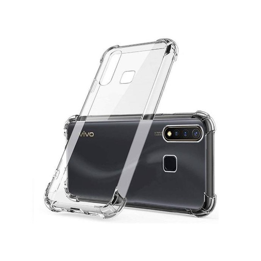 [PO7BVIY19] Vivo Y19 Transparent Silicone Mobile Pouch
