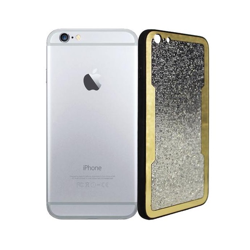 [PO8BIP6GPL-2-7] Iphone 6 Plus Diamond PC Back Mobile Pouch (Silver)