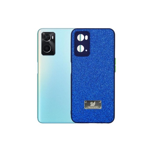 [PO8BOA76-3-3] Oppo A76 Ladies Multi Colour Fancy Mobile Pouch (Blue)