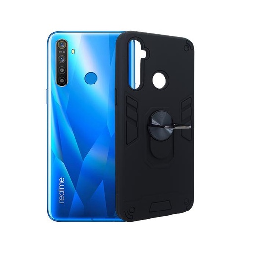 [PO39BORELME5-1-2] Oppo Realme 5/6I/C3//5S Armor Back Case (Black)