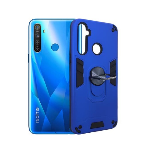 [PO39BORELME5-1-3] Oppo Realme 5/6I/C3//5S Armor Back Case (Blue)