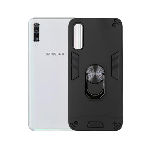 [PO39BSA70-1-2] Samsung A70/A70S Armor Back Case (Black)