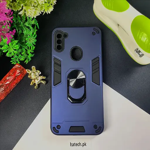 [PO39BSA11-1-17] Samsung A11/M11 Armor Back Case (Navy Blue)