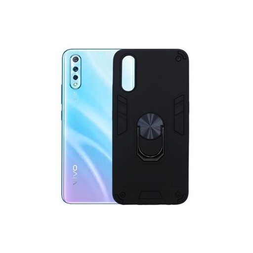 [PO39BViS1-1-2] Vivo S1 Armor Back Case (Black)