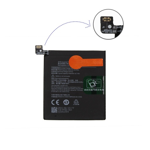 [BT 1PL8-4] OnePlus 8 Original Battery - Reliable 4300mAh Replacement Power