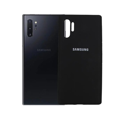 [PO23BSNOT10PL-1-2] Samsung Note 10 Plus Official Soft Silky Case (Black)
