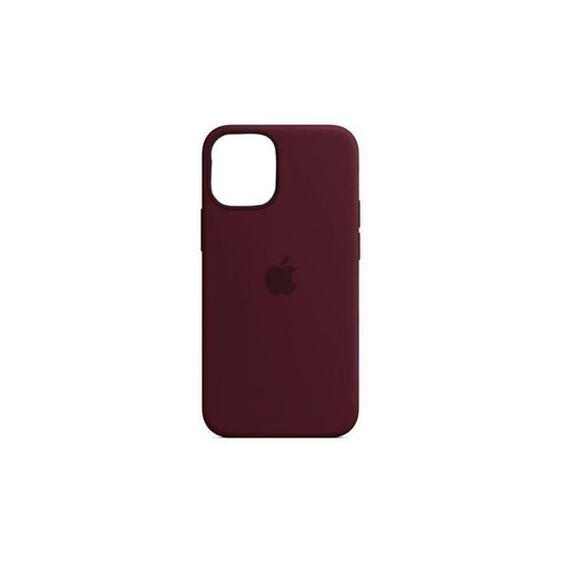[PO23BiPXiR-1-21] Iphone 11 Official Soft Silky Back Case (Maroon)
