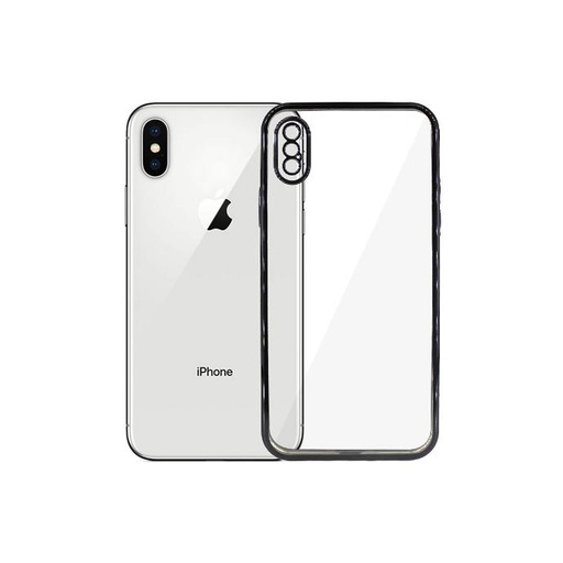 [PO29BiP8X-4-2] Iphone X/XS J-Case Mobile Cover (Black)