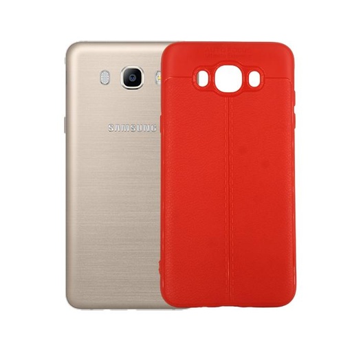 [PO14BSJ710-1-4] Samsung J710 Remax Case - Soft Silicone Back, Red