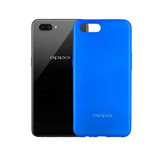 [PO14BOA3S-3-3] Oppo A3S/A12E Basues Soft Silicone Back Case - Blue