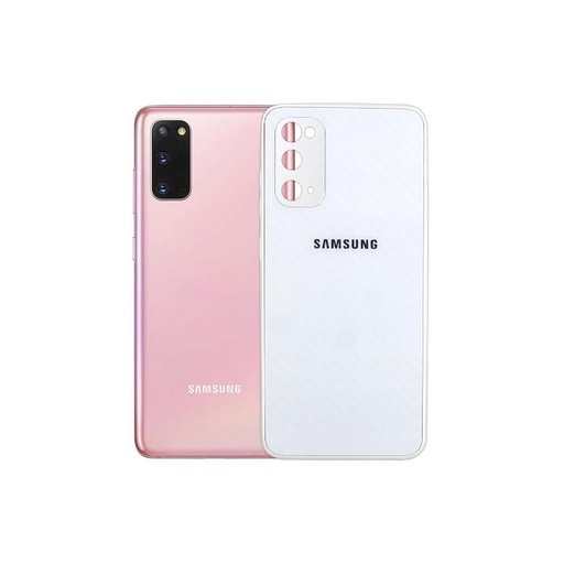 [PO26BSS20-6-1] Samsung S20 AG Glass Lining Case (White)