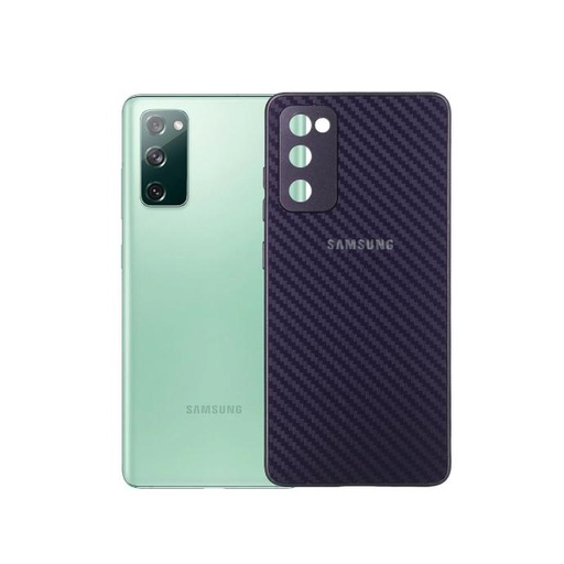 [PO26BSS20FE-6-12] Samsung S20 Fe AG Glass Lining Case (Deep Purple) 