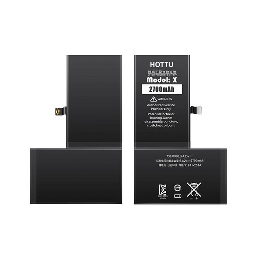 [BT 8XHOTTU] iPhone X Hottu Battery - Reliable 2716mAh Replacement Power