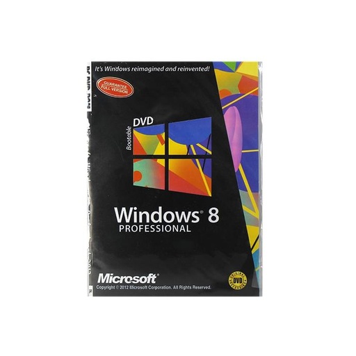 [CD WNDW8-1] Windows 8 CD for PC/Laptop - Bootable Installation Disc