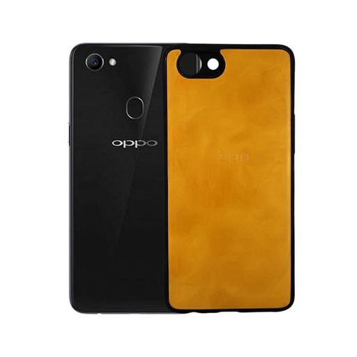 [PO18BOF7YTH-12-6] Oppo F7 Youth Leather Back Case (Yellow)