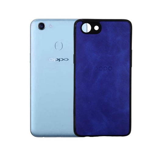 [PO18BOF7YTH-12-3] Oppo F7 Youth Leather Back Case (Blue)