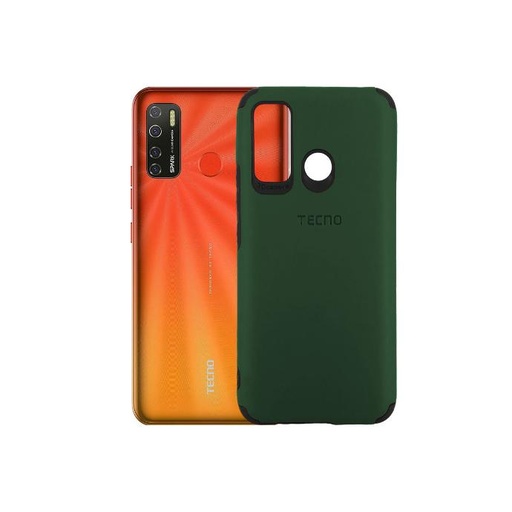 [PO18BTSPRK5-12-11] Tecno Spark 5 Leather Back Case (Green)