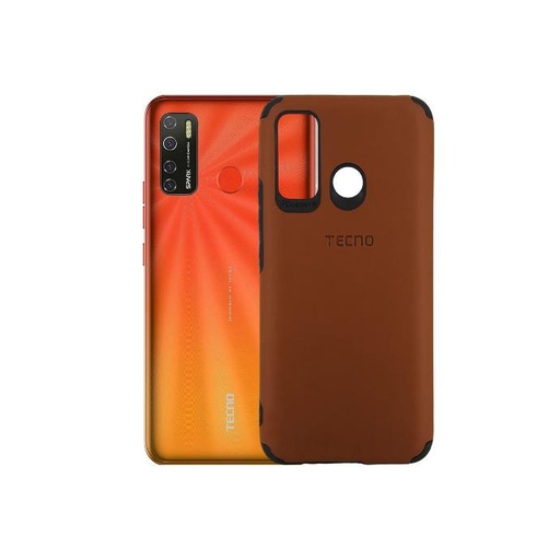 [PO18BTSPRK5-12-13] Tecno Spark 5 Leather Back Case (Brown)