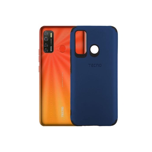 [PO18BTSPRK5-12-3] Tecno Spark 5 Leather Back Case (Blue)