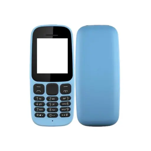 [HS6NK10517-3-16] Complete Sky Blue Body Replacement for Nokia 105 (2017) - Durable & Stylish