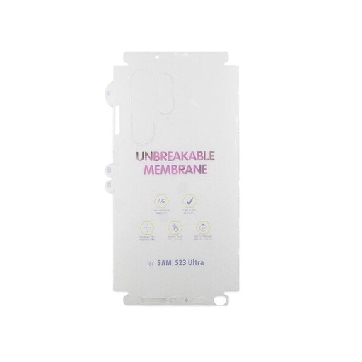 [PL10SS23UL-4] Samsung S23 Ultra Only back Membrane Sheet - Complete Protection & Style