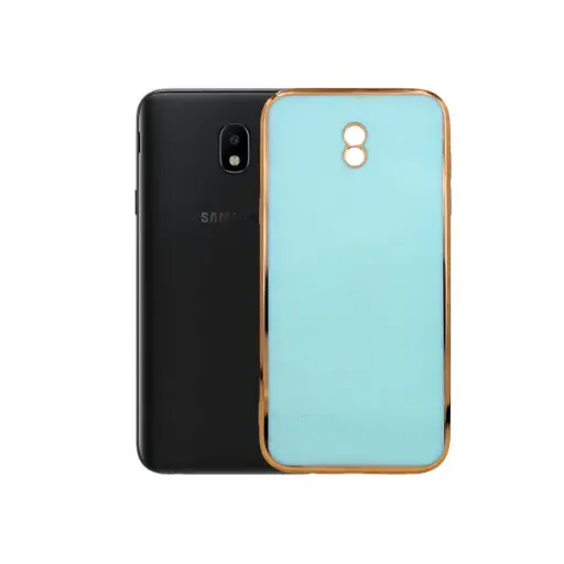 [PO29BSJ5-5-14] Samsung J5 Gold Chrome Back Case Back (C Green)